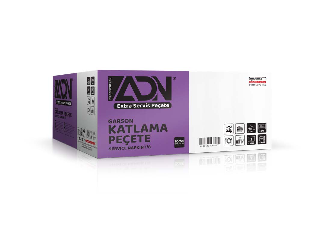 ADN Garson Katlama 1/8 Peçete